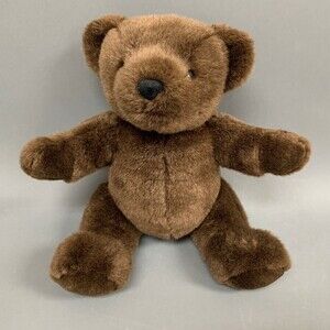 Ralph Lauren 2000 Bear Plush Stuffed Animal Brown Movable Legs 15 inches Tall